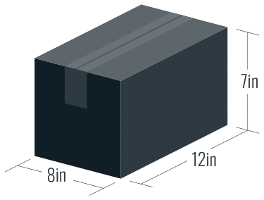 Caja de 24 botellas, 12 × 8 × 7 pulgadas
