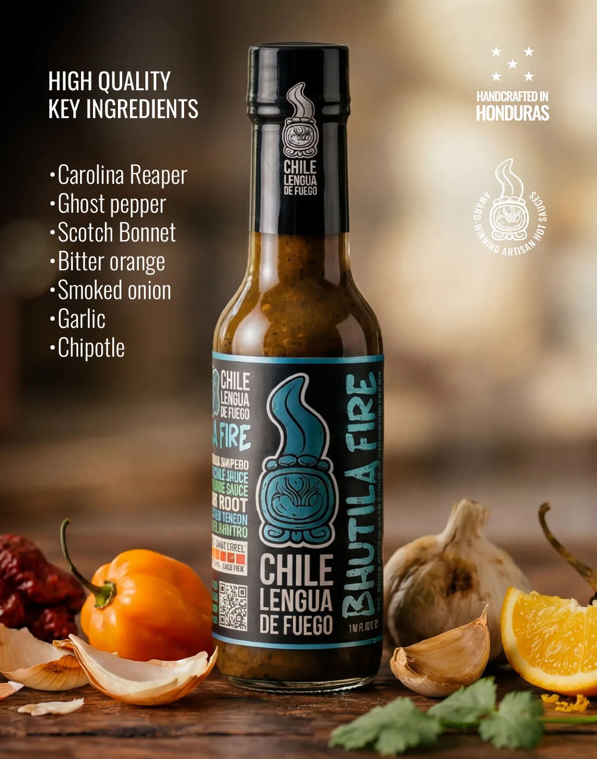 Ingredientes clave de Bhutila Fire