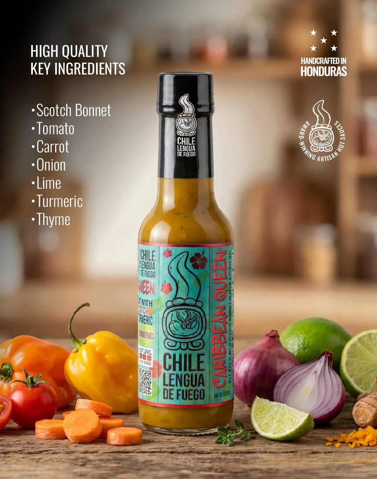 Key ingredients of Caribbean Queen