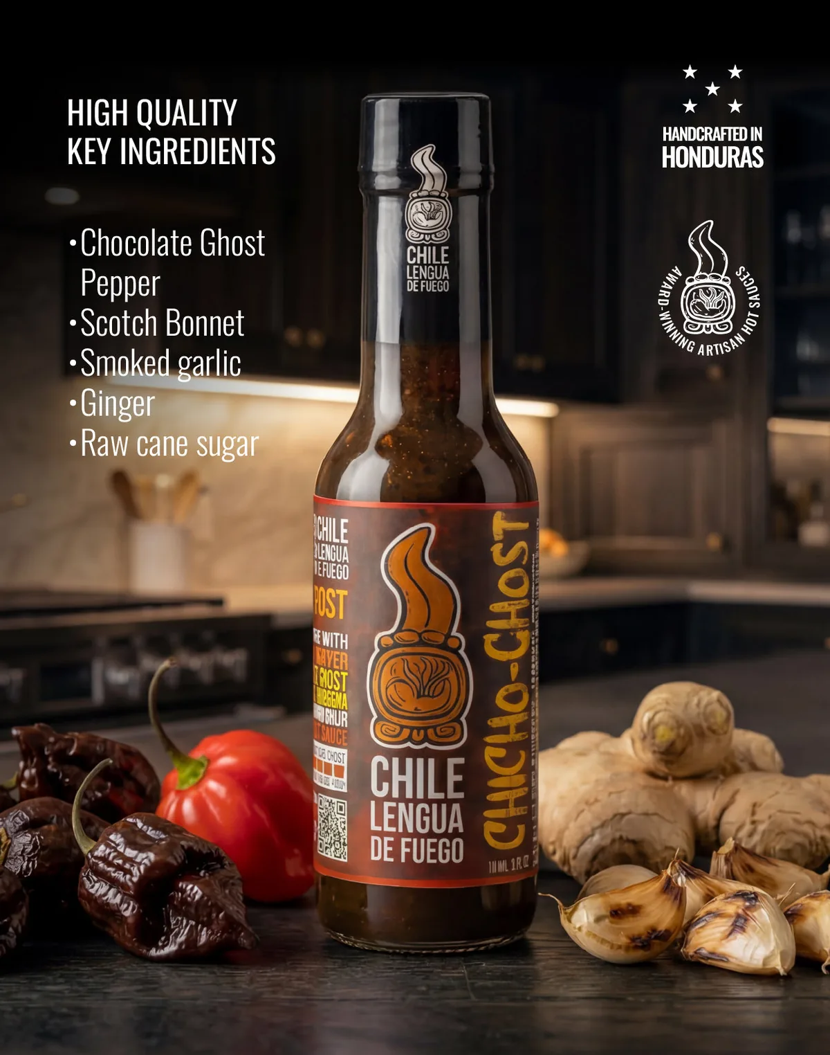 Ingredientes clave de Chicho Ghost