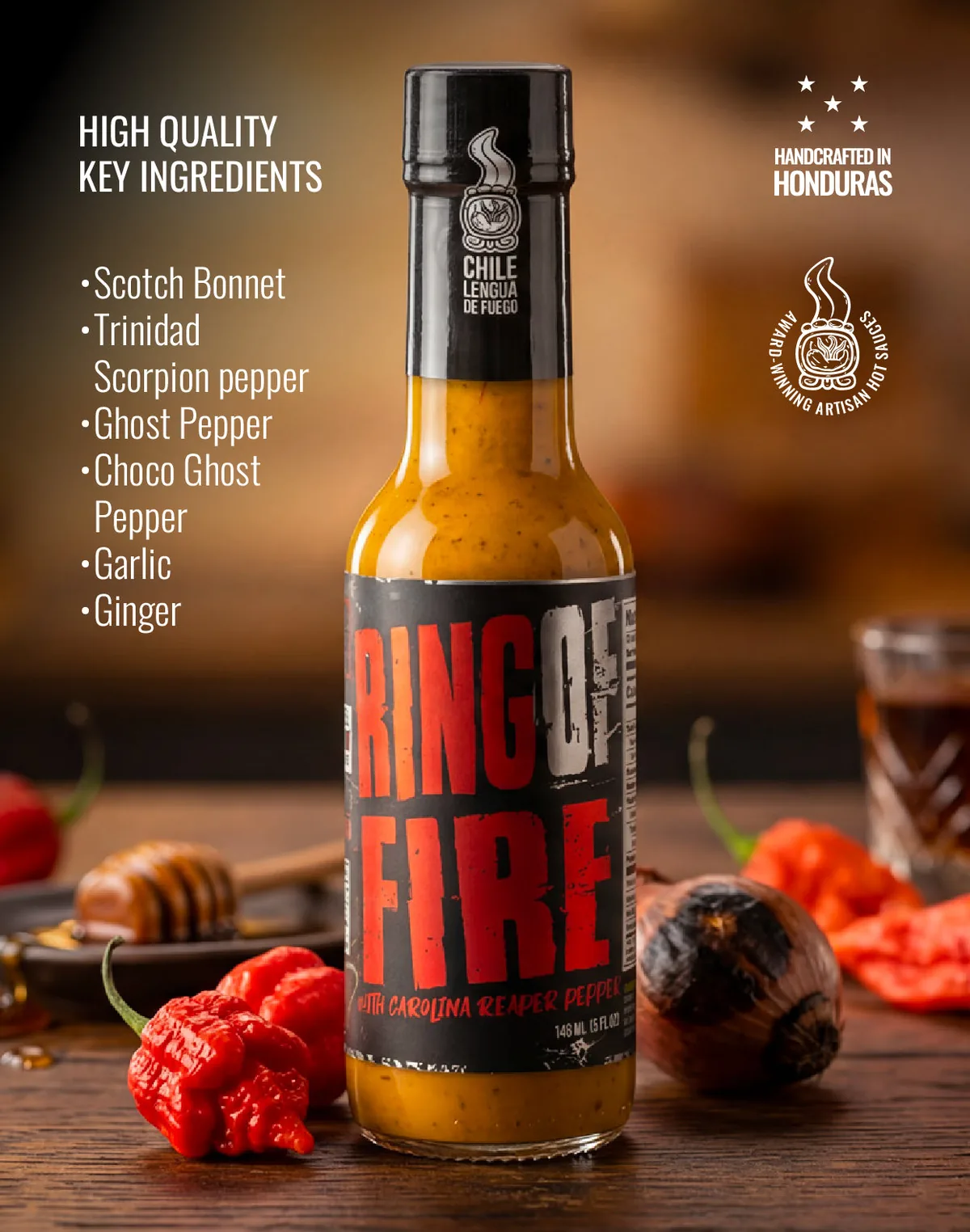 Ingredientes clave de Ring of Fire
