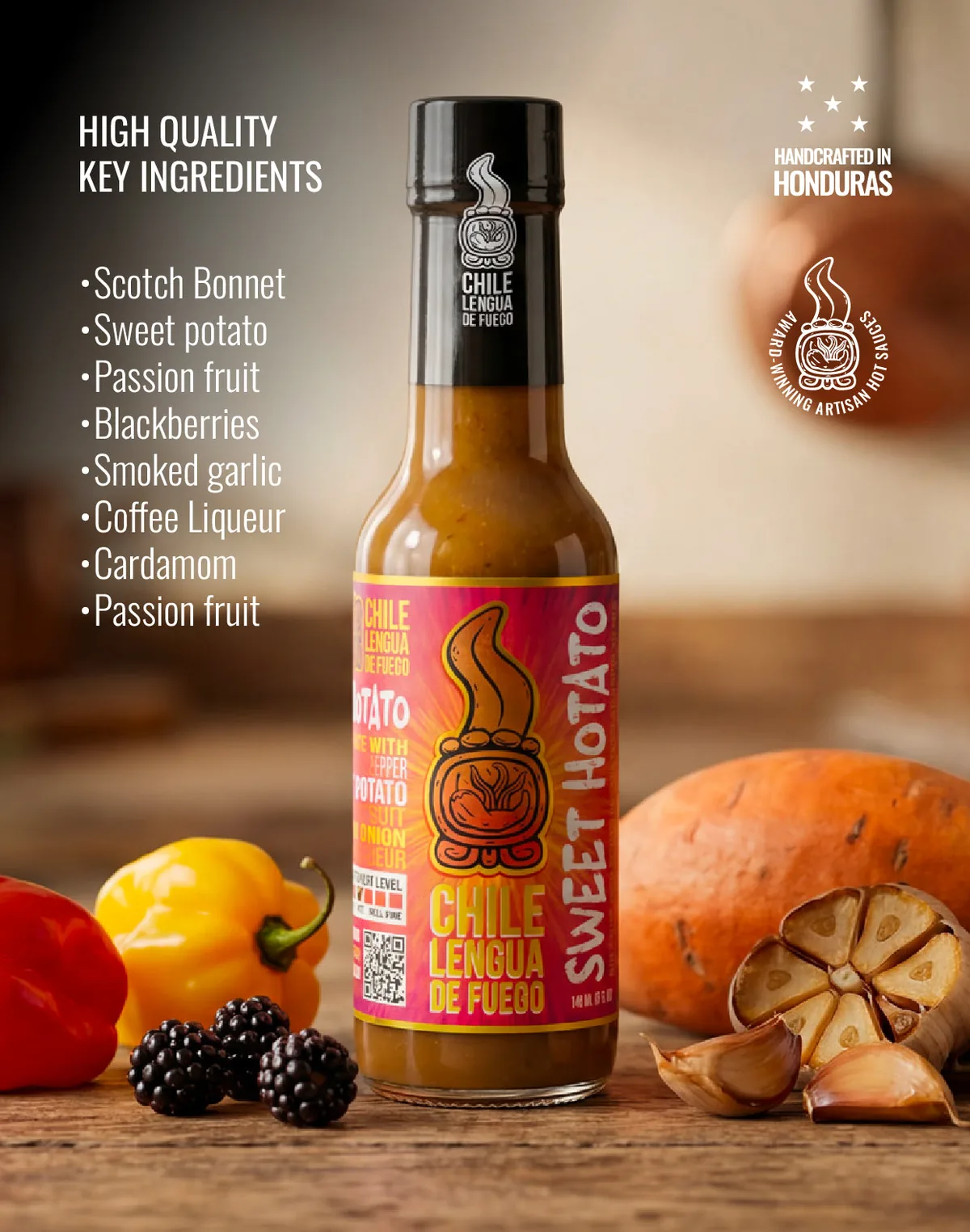Ingredientes clave de Sweet Hotato