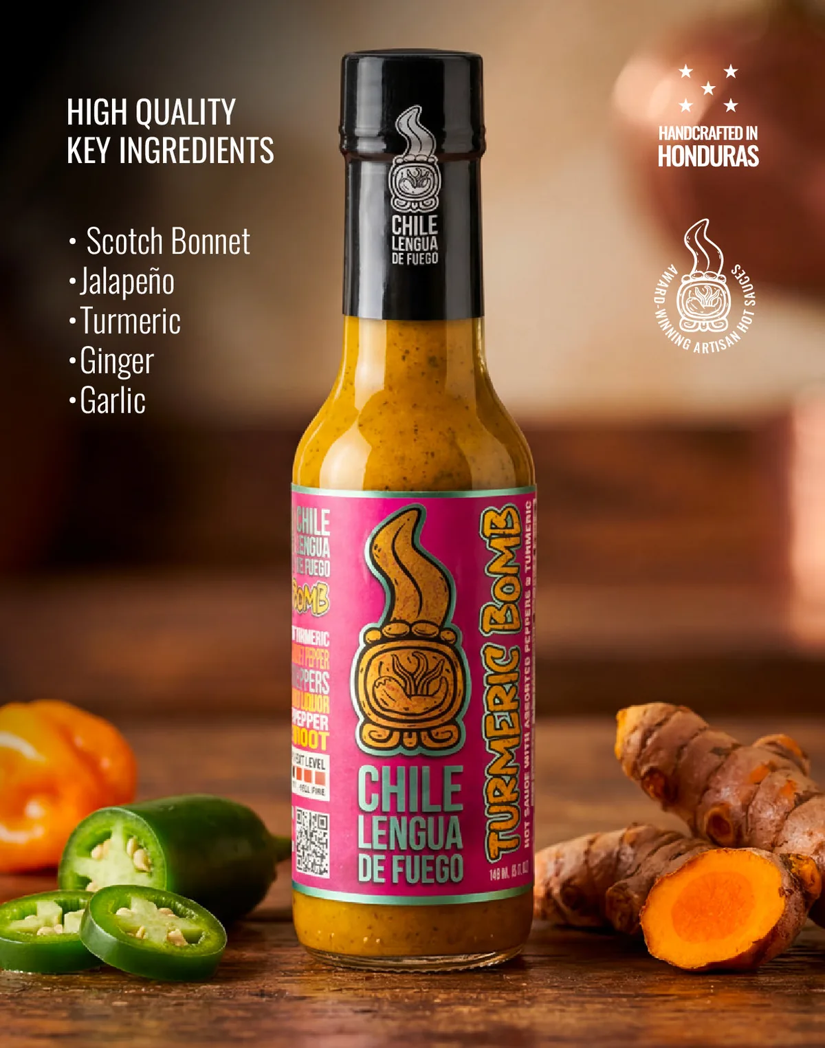 Key ingredients of Turmeric Bomb